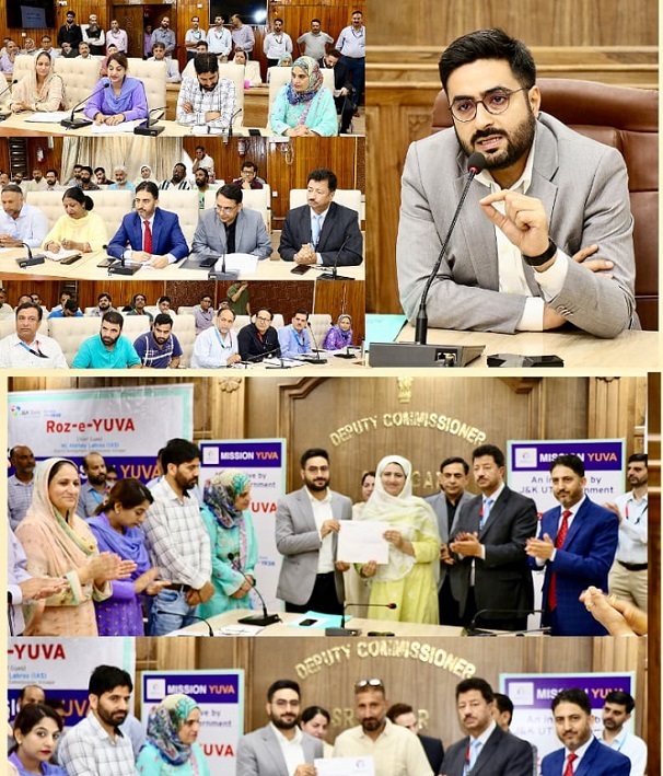  DC Srinagar hands-over 201 sanction letters to Mission YUVA beneficiaries for setting up self-employment units