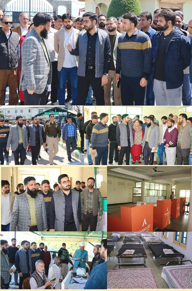 DC Srinagar visits Hajj House Bemina, takes onsite inspection of arrangements for pilgrims