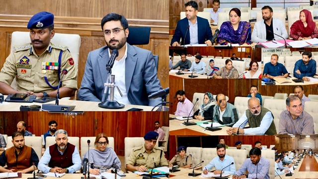 DC, SSP  Srinagar issue directions in NCORD meeting 