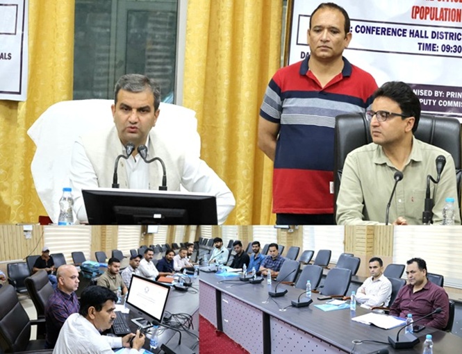 DC Ramban stresses the need for a systematic, transparent and error-free conduct of Population Enumeration