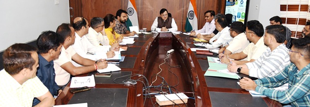 DC Udhampur reviews progress of water supply schemes
