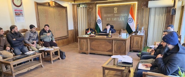 DC Baramulla reviews progress of projects under NABARD: Directs timely submission of completion reports 