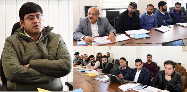 DC Ganderbal reviews functioning of Public Works Department Emphasizes timely completion, Quality Work