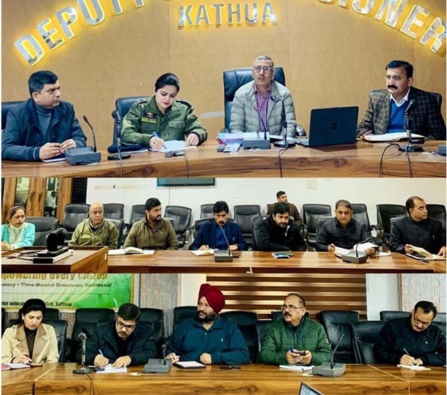 DC Kathua stresses  need for sustained & coordinated efforts to effectively curb drug menace