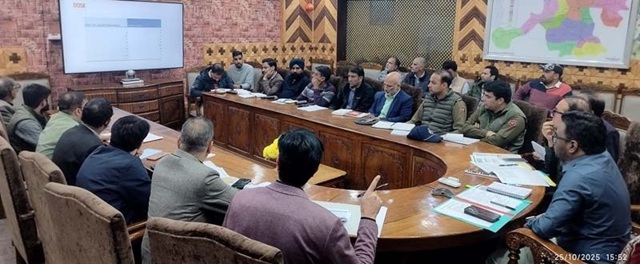 DC Kupwara impresses upon Officers to intensify efforts towards eradicating drug menace