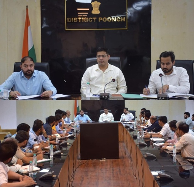 DC Poonch urges for strict compliance to timelines & accountability for any delays in revenue department