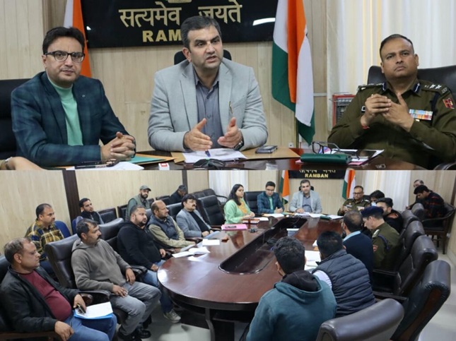 DC Ramban chairs District Level Telecom Committee meeting; directs all existing telecom towers remain functional round clock 