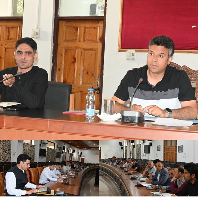 DC Anantnag reviews SANJY-2026 Capex / Revex Works; Stresses Time-Bound completion 