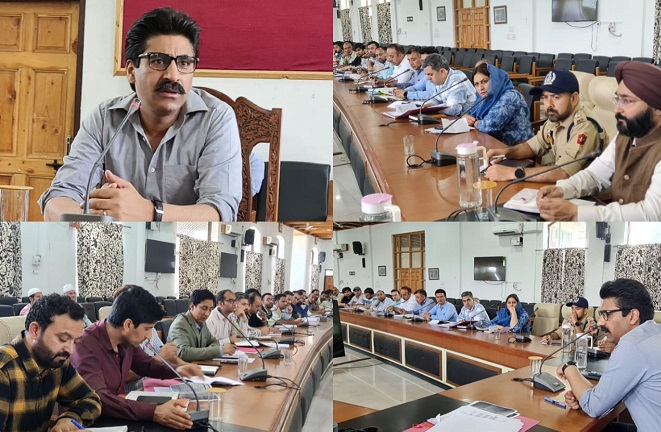 DC Anantnag reviews implementation of  DAJGUA