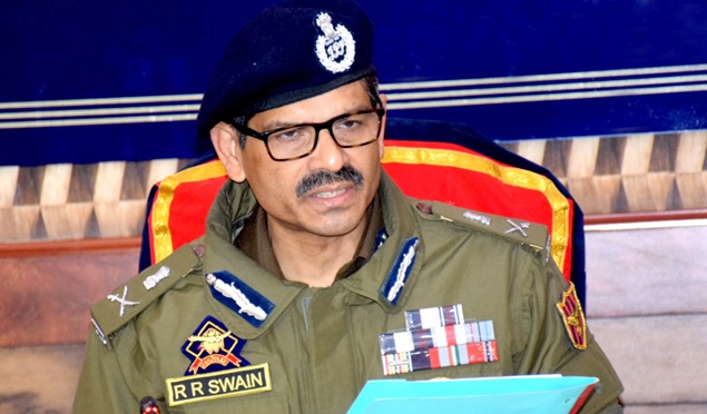 DGP J&K RR Swain communicates  to Home Secretary on Pay disparity on Police Inspectors level