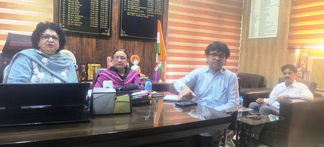 Director Health Services Jammu reviews issues and gaps in  overall functioning & progress of Health Department