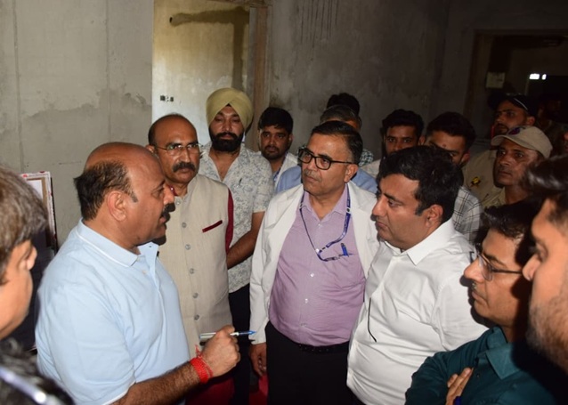 Dy CM J&K directs to maintain high standards in execution of works & ensure that modern educational facilities made available to Students