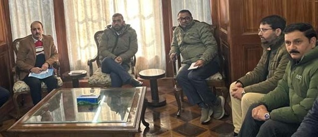 Director Estates Kashmir conducts extensive inspections