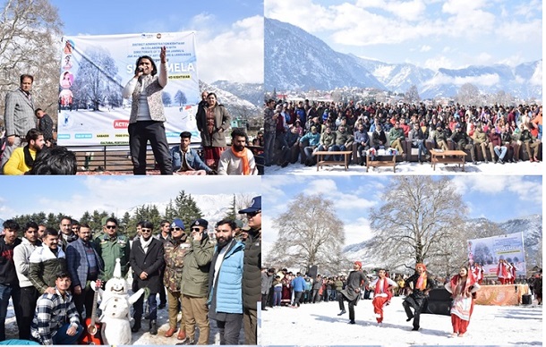 Sheen Mubarak: 4000   participate in magnificent Snow Mela hosted by Kishtwar admin, Tourism Directorate Jammu & JKAACL at Historical Chowgan Ground 