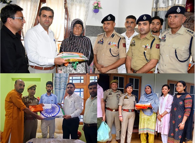 Under Alyas Khan , District Administration reaches out to the families of 50 martyrs