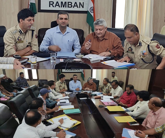 Transport Commissioner, DC & SSP Ramban direct for decisive steps towards enhancing road safety 