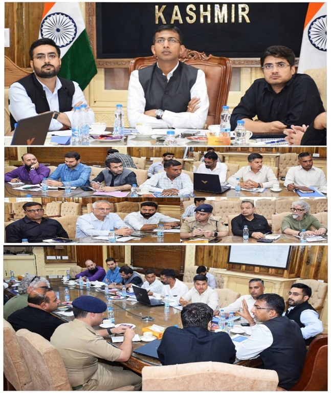Div Com. Kashmir chairs Airfield Environment Management Committee Meeting 
