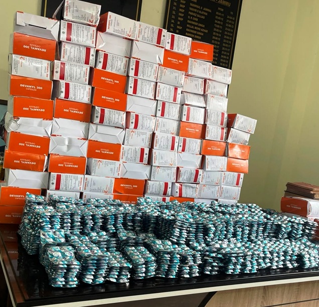 J&K's Drug and Food Control Organisation Jammu seizes Pregabalin consignment worth ₹10 lakh