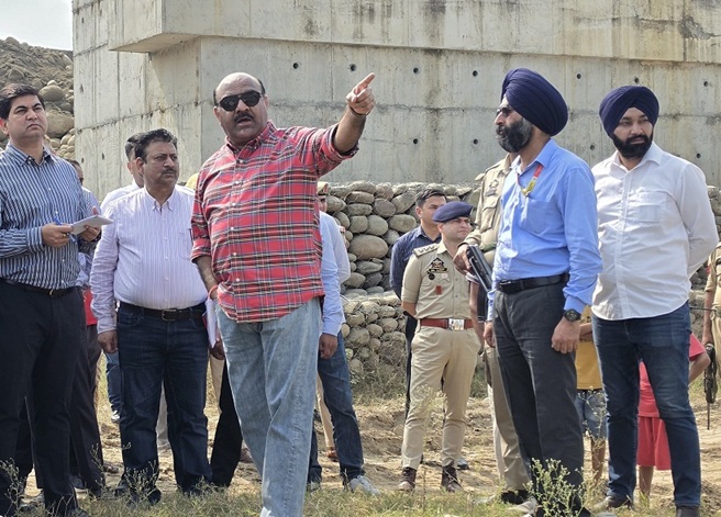 Dy CM J&K inspects PMGSY bridges ; says will suspend Engineers 