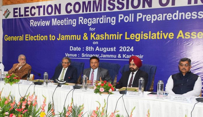 ECI reviews poll preparedness in J&K