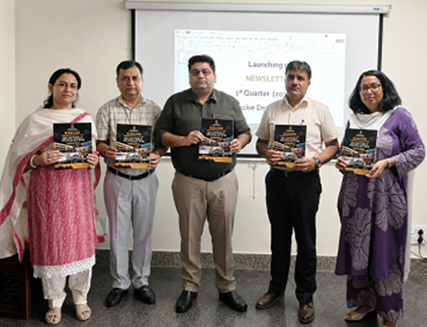  Excise Commissioner J&K launches quarterly Newsletter