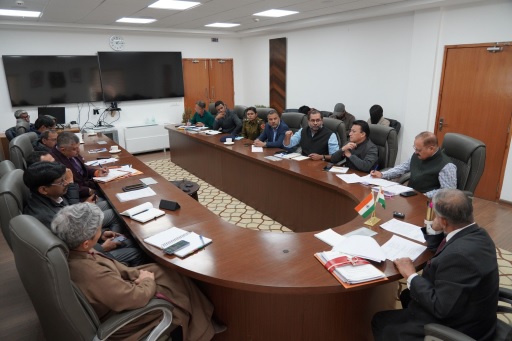 LG Ladakh BD Mishra holds Meeting To Review Progress Of Ongoing Projects