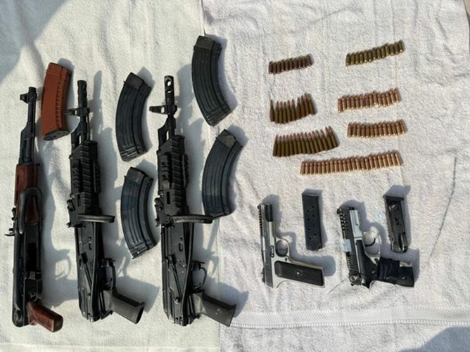 Pathankot Police arrests person & recovers  a catch of illegal arms and ammunition 