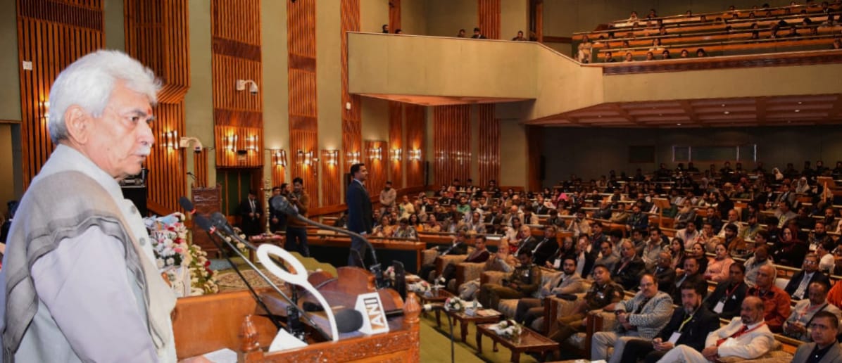 Our Strong resolve to dismantle terror ecosystem  in J&K: LG Manoj Sinha