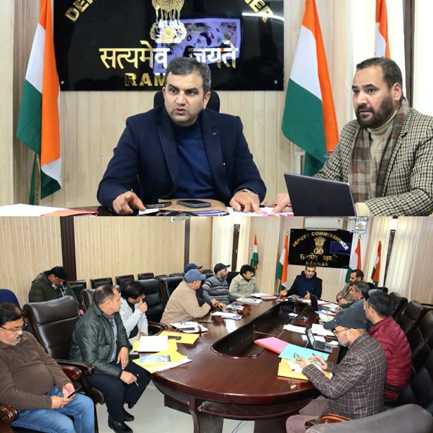 DC Ramban directs to work in close coordination for speedy & effective implementation of approved works.