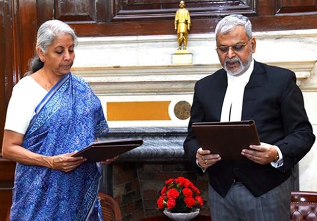 Justice (Retd) Sanjay Kumar Mishra took oath as the first President of the GST Appellate Tribunal 
