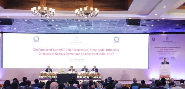 ' Union Home Secretary chairs a high level meet of Chief secretary's on Census2027'