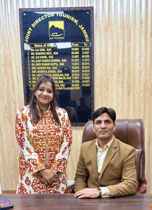 Aijaz Qaisar takes over as Joint Director Tourism, Jammu