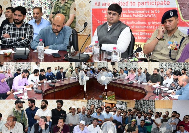 DC Ganderbal assures public for time-bound redressal of grievances
