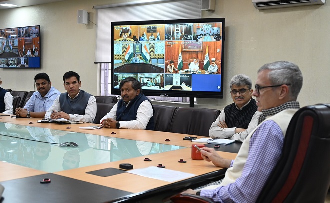 CM J&K chairs Border Situation Review Meeting 