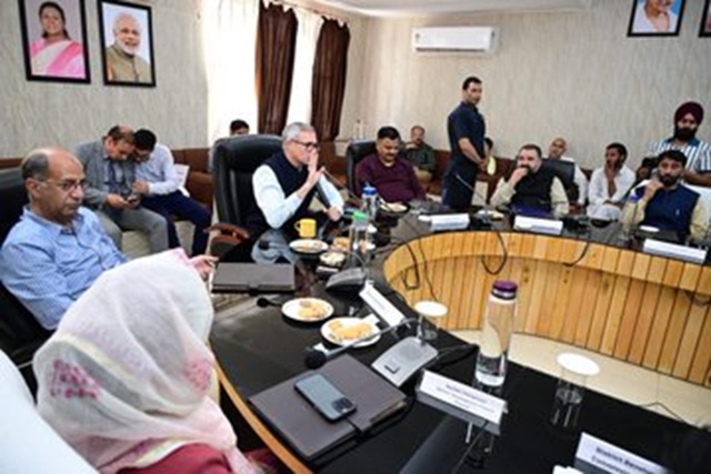 CM, Omar Abdullah appreciates officers dedication in standing with people during these tough times