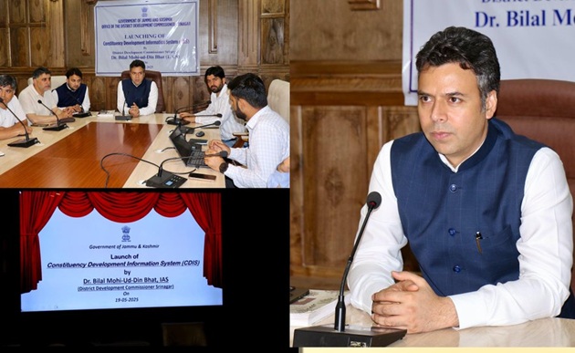 DC Srinagar launches Constituency Development Information System e-Nigrani