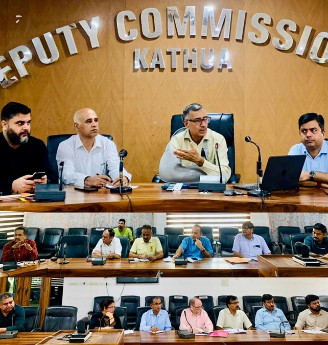 DC Kathua directs PWD, PDD & PHE for early restoration 