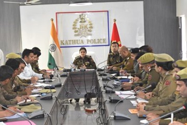 SSP Kathua emphasizes on quality investigation on UAPA, NDPS cases, security of vital installations, tourist places