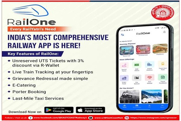 ' Indian Railways launches the “RailOne” Super App'