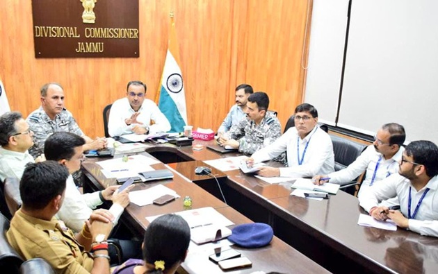 DivCom Jammu chairs meeting  over Jammu Airport vicinity