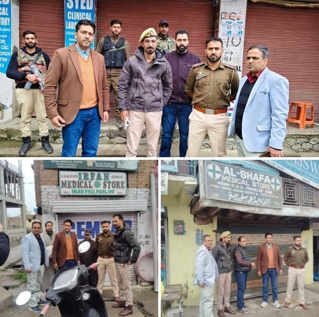 2 Medical Shops sealed for NRX drug violations in Jammu and Kashmir