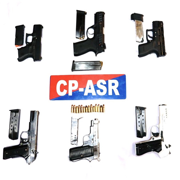Amritsar Police busts an illegal arms smuggling module, recovers 06 sophisticated pistols & 14 live cartridges 