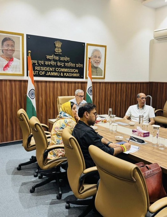 'CM Omar Abdullah chairs another review meeting online from New Delhi to assess restoration works, relief measures'