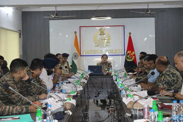 SSP Kathua Mohita Sharma reviews security arrangements for Independence Day