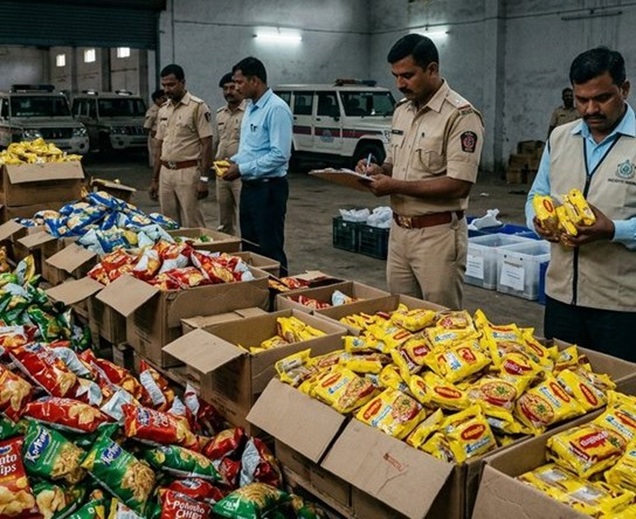 'FDA busts food expiry date tampering racket:; Rs76 lakh goods seized'