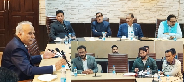 Hasnain Masoodi chairs meeting of Committee on Privileges 