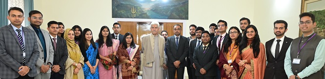 IAS Officer Trainees of 2024 Batch call on LG J&K