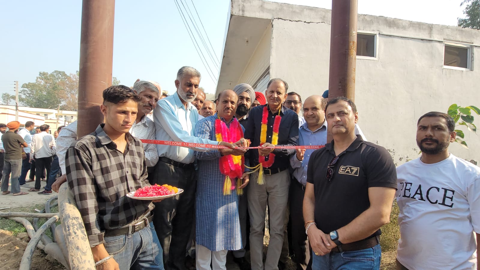 MLA Ramgarh Devinder Manyal inaugurates 24x7 Power RDSS at Sub District Hospital