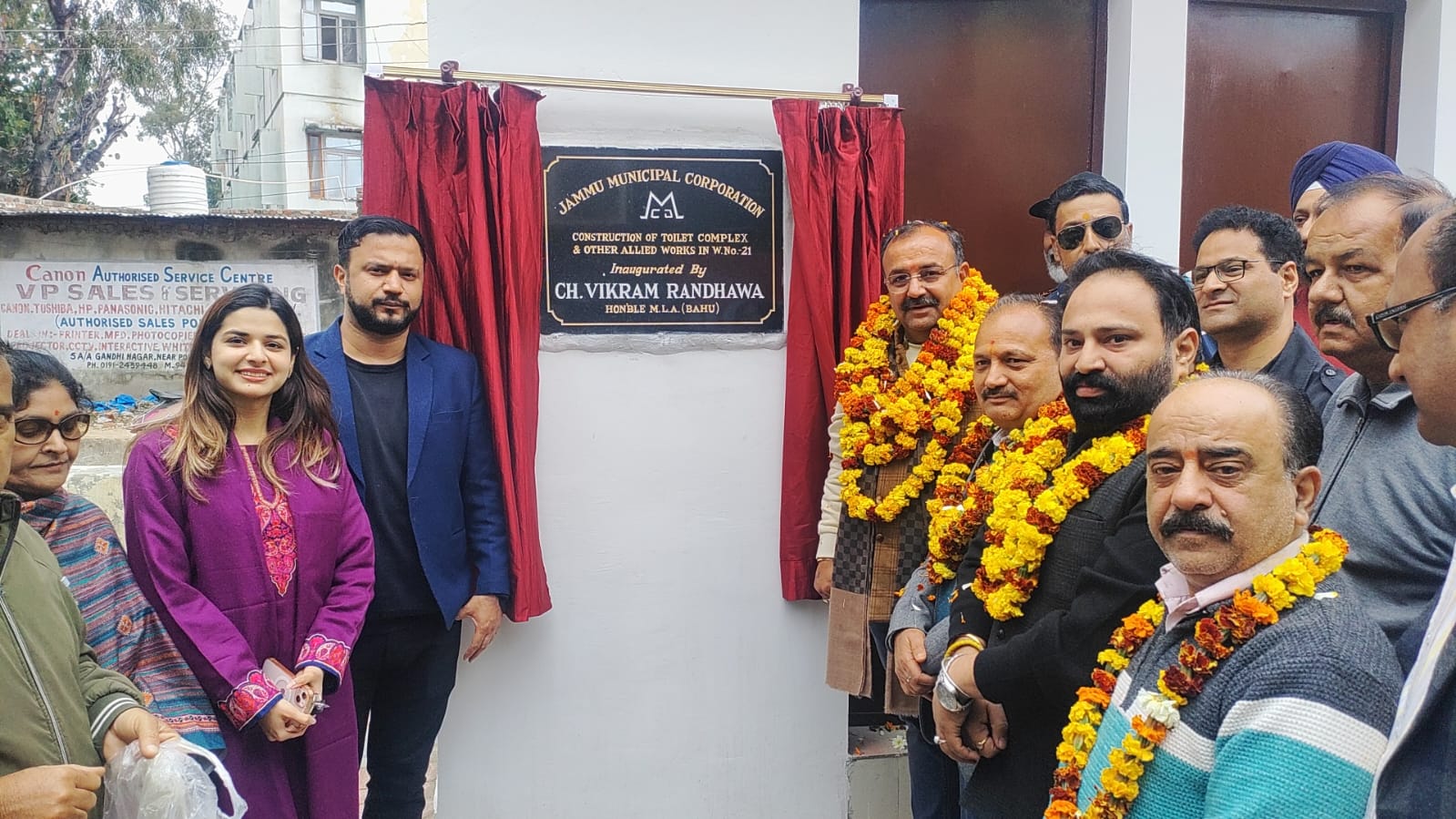 Vikram Randhawa inaugurates Works at Malaria Centre in Gandhi Nagar
