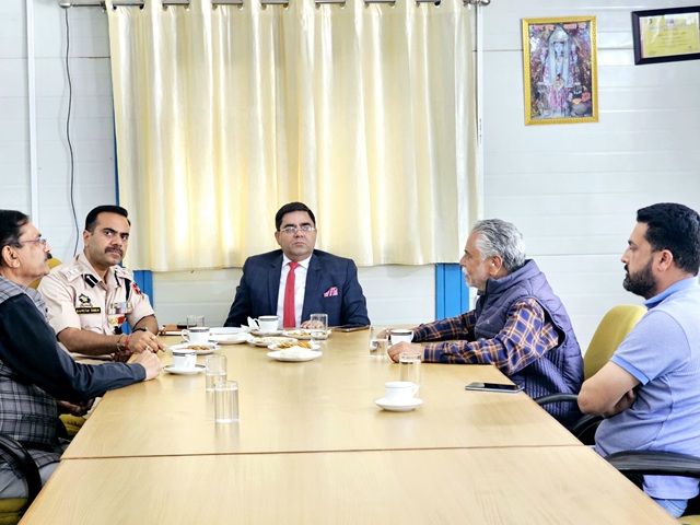 DC Kishtwar reviews security setup at Pakkal Dul Hydroelectric Project Site 